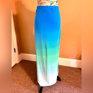 Colorful maxi skirt